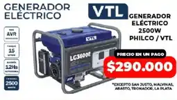 Supermayorista Vital Philco/Vtl generador eléctrico oferta