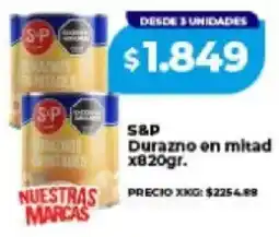 Supermayorista Vital S&P durazno en mitad oferta