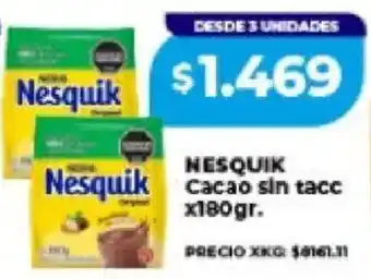 Nestlé nesquik cacao sin tacc