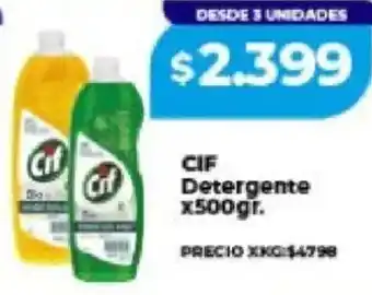 Supermayorista Vital Cif detergente oferta