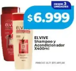 Supermayorista Vital Elvive shampoo y acondicionador oferta