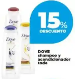 Supermayorista Vital Dove shampoo y acondicionador todo oferta
