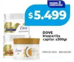 Supermayorista Vital Dove mascarilla capilar oferta