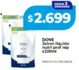 Supermayorista Vital Dove jabon liquido nutri prof rep oferta