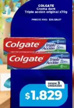 Supermayorista Vital Colgate crema dent triple accion original oferta