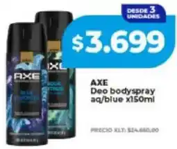 Supermayorista Vital Axe deo bodyspray aq/blue oferta