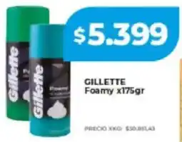 Supermayorista Vital Gillette foamy oferta