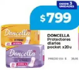 Supermayorista Vital Doncella protectores diarios pocket oferta