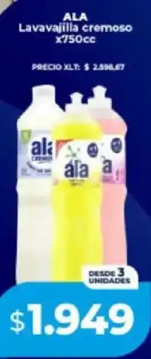 Supermayorista Vital Ala lavavajilla cremoso oferta