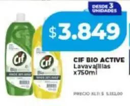 Supermayorista Vital Cif bio active lavavajillas oferta
