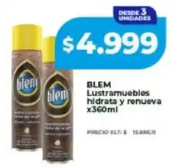 Supermayorista Vital Blem lustramuebles hidrata y renueva oferta