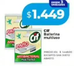 Supermayorista Vital Cif ballerina multiuso oferta