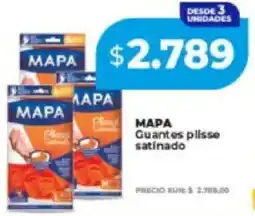 Supermayorista Vital Mapa guantes plisse satinado oferta