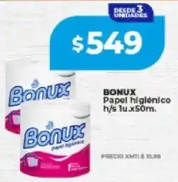 Supermayorista Vital Bonux papel higiénico h/s oferta