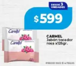 Supermayorista Vital Carmel jabón tocador rosa oferta