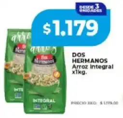 Supermayorista Vital Dos hermanos arroz integral oferta