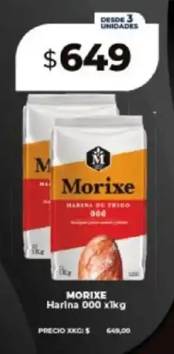 Supermayorista Vital Morixe harina 000 oferta