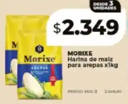 Supermayorista Vital Morixe harina de maiz para arepas oferta