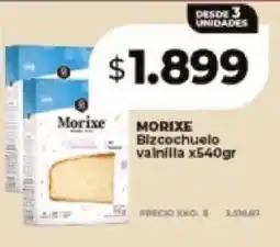 Supermayorista Vital Morixe bizcochuelo vainilla oferta