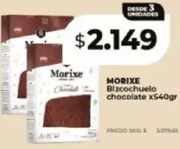 Supermayorista Vital Morixe bizcochuelo chocolate oferta