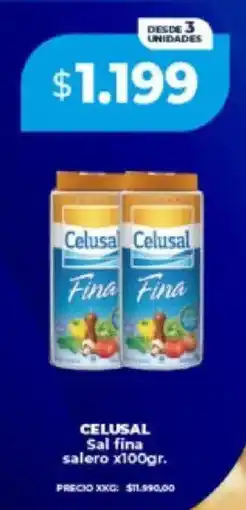 Supermayorista Vital Celusal sal fina salero oferta