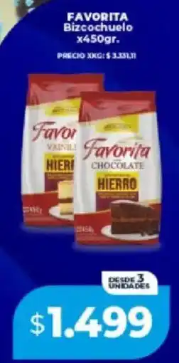 Supermayorista Vital Favorita bizcochuelo oferta