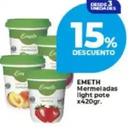 Supermayorista Vital Emeth mermeladas light pote oferta