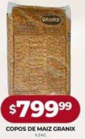 Supermercados Tadicor Copos de Maiz Granix x 3 kg oferta