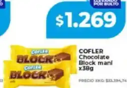 Supermayorista Vital Cofler chocolate block mani oferta