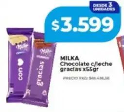 Supermayorista Vital Milka chocolate c/leche gracias oferta