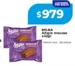 Supermayorista Vital Milka alfajor mousse oferta