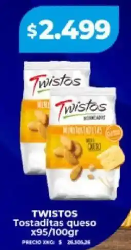 Supermayorista Vital Twistos tostaditas queso oferta