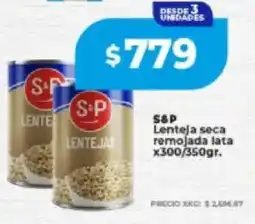 Supermayorista Vital S&P lenteja seca/remojada lata oferta