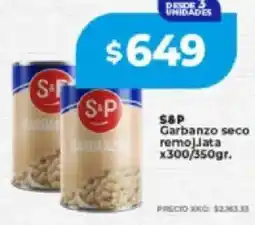 Supermayorista Vital S&P garbanzo seco remollata oferta
