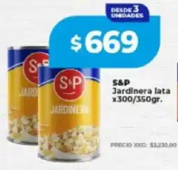 Supermayorista Vital S&P jardinera lata oferta