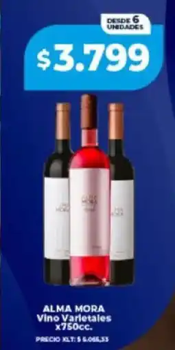 Supermayorista Vital Alma mora vino varietales oferta