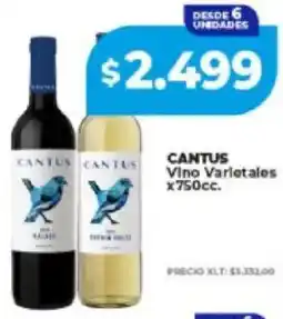 Supermayorista Vital Cantus vino varietales oferta