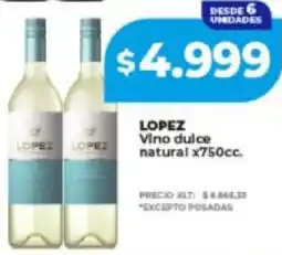 Supermayorista Vital Lopez vino dulce natural oferta