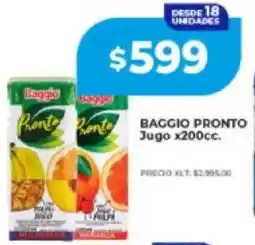 Supermayorista Vital Baggio pronto jugo oferta