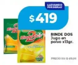 Supermayorista Vital Rinde dos jugo en polvo oferta