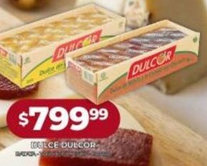 Supermercados Tadicor DUlce Dulcor oferta