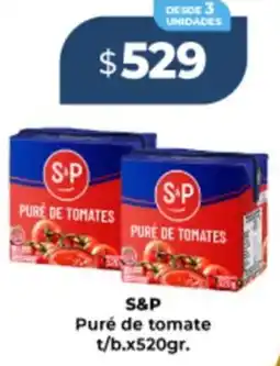 Supermayorista Vital S&P puré de tomate t/b oferta