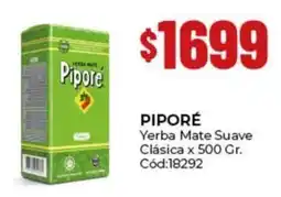 Diarco Piporé yerba mate suave clásica oferta