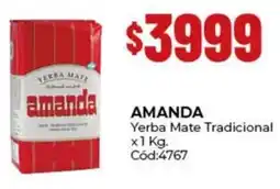 Diarco Amanda yerba mate tradicional oferta