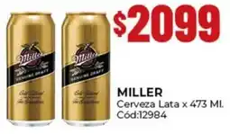 Diarco Miller cerveza lata oferta