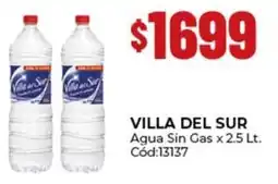 Diarco Villa del sur agua sin gas oferta