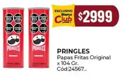 Diarco Pringles papas fritas original oferta