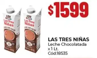 Las tres niñas leche chocolatada