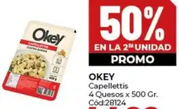 Diarco Okey capellettis 4 quesos oferta