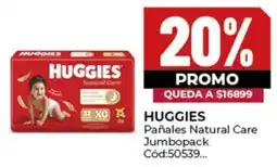Diarco Huggies pañales natural care jumbopack oferta